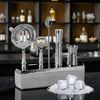 Fink Cocktail-Set NASSAU, Barzubehör, silberfarben, (Set, 6-tlg), mit feiner Hammerschlagstruktur Bild 5