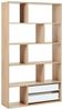 Bücherregal WADENA 185 cm Braun Weiß Bild 5