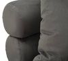 Dmora Sofa 2-Sitzer Roosevelt 133 x 68 x 69 cm Grau, Armlehnen Bild 5