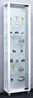 VCM Vitrine Edana Maxi m. Beleuchtung, Holz, Weiß, 115 x 33 x 18 cm Bild 2