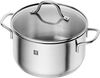 ZWILLING Flow Kochtopf-Set, 5-teilig, 4 Deckel, Induktionsgeeignet, Edelstahl, Silber Bild 5