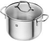 ZWILLING Flow Kochtopf-Set, 5-teilig, 4 Deckel, Induktionsgeeignet, Edelstahl, Silber Bild 2