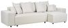 Ecksofa LUSPA Stoff Helles Beige Linksseitig Bild 4