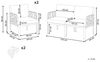 Gartensofa Set 4-Sitzer ERICHE Dunkelgrau Bild 3