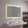 LED-Badspiegel Scafa 100x70 cm Weiß [pro. tec] Bild 3