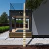 QLS Haustiertreppe Katzenleiter (VARIANTEN zur Auswahl), Katzentreppe Katzenstufe für Balkon 1,2 bis 6m mit Verbindungsstücken Bild 3