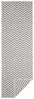 In- & Outdoor Wendeteppich Palma Grau Creme - 80x350x0,5cm Bild 2