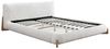 Vente-unique - GAMURA Bett Stoff Weiß - B 228 cm x H 79 cm x L 213 cm Bild 1