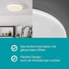 Eglo LED Deckenleuchte Pogliola-E weiß Ø 26 cm mit Kristalleffekt Bild 4