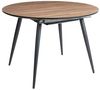Ausziehbarer Esstisch SENIAC Braun 110 150 cm 112 cm Bild 4