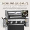 RÖSLE 'VIDERO G3-S' Gasgrill, BBQ-Station, mit Primezone & Seitenbrenner, Edelstahl schwarz, 118 x 57 x 127 cm Bild 3