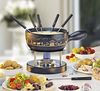 Spring Montana Fondue Garnitur Schwarz/Gold 22 cm Bild 2