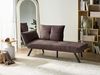 Linksseitige Chaiselongue ROCAMADOUR Stoff Braun Bild 2