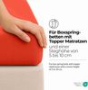 etérea Jersey Topper Spannbettlaken Spannbetttuch Terra 140x200 - 160x200 cm Bild 3