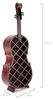 Stagecaptain Weinregal WR-21 Stradivino Wein- & Flaschenregal für 21 Flaschen, Weinständer Holz stehend in Vintage-Optik "Cello" Design Bild 4
