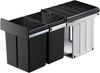 Wesco Profiline Double-Master-Maxi 40 DT Einbau-Abfallsammler, 2x20 L, anthrazit (887911-11) Bild 1