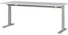 Germania Schreibtisch 4253-583 GW-Profi, in Lichtgrau/Silber, mechanisch höheneinstellbar, 180 x 80 x 80 cm (BxHxT) Bild 4