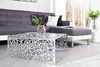 riess-ambiente Couchtisch ABSTRACT 60cm silber, Wohnzimmer · Metall · eckig · Handarbeit · Gap Design · Modern Bild 4