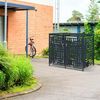 Mülltonnenverkleidung Bernalda für 2 Tonnen Stahl Anthrazit [casa. pro] Bild 2