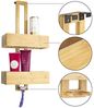 ONVAYA® Duschregal ohne Bohren | aus Bambus | Badregal zum Hängen | Duschablage aus Holz | Hängeregal für die Dusche Bild 5
