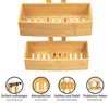 ONVAYA® Duschregal ohne Bohren | aus Bambus | Badregal zum Hängen | Duschablage aus Holz | Hängeregal für die Dusche Bild 4
