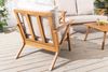 riess-ambiente Loungeset COMFORT LINE natur/beige - Akazie, Massiv, Outdoor-Stoff, wetterfest, (Set, 4-tlg, Gartensofa, 2x Gartensessel, Gartentisch), Pflegeleichte & langlebige Gartenmöbel - ideal f. Balkon oder Terrasse Bild 4