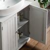 Home Discount priano unter Waschbecken Badezimmer Unterschrank Schrank Waschbecken Einheit, stehend, weiß Bild 4
