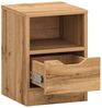 Nachtkonsole T02 Nachtschrank 31x31x43cm Wotan Eiche Bild 4