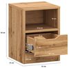 Nachtkonsole T02 Nachtschrank 31x31x43cm Wotan Eiche Bild 3
