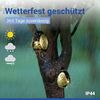 Maximex LED Gartenleuchte Modell Biene, Ein-/Ausschalter, LED fest integriert, Warmweiß, solarbetriebene Gartendekoration, leuchtet bis zu 10 Stunden Bild 3