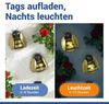Maximex LED Gartenleuchte Modell Biene, Ein-/Ausschalter, LED fest integriert, Warmweiß, solarbetriebene Gartendekoration, leuchtet bis zu 10 Stunden Bild 2