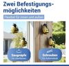 Maximex LED Gartenleuchte Modell Biene, Ein-/Ausschalter, LED fest integriert, Warmweiß, solarbetriebene Gartendekoration, leuchtet bis zu 10 Stunden Bild 4
