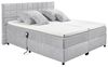 Boxbett >Mariborsko< Liegefläche 180x200 cm, Motor, Bezug silver - 202x112x210cm (BxHxT) Bild 3