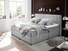 Boxbett >Mariborsko< Liegefläche 180x200 cm, Motor, Bezug silver - 202x112x210cm (BxHxT) Bild 2