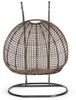Kobolo Hängesessel BRUNO Polyrattan Gestell und Kissen - zwei Personen (1 Stück, mit Gestell), hochwertiges Polyrattan Bild 5