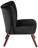 Sessel Kadisha Bezug Samtvelours Buche nussbaum dunkel / schwarz 21118 Bild 3