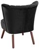 Sessel Kadisha Bezug Samtvelours Buche nussbaum dunkel / schwarz 21118 Bild 4