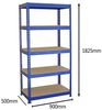 Q-Rax Lagerregal Blau - 90cm x 180cm x 50cm Bild 2