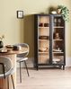 Vitrine TINGLEDALE 80 cm 40 cm Schwarz Bild 2