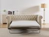 Vente-unique - Sofa mit Schlaffunktion 3-Sitzer - Samt - Beige -CHESTERFIELD Bild 3