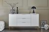 Jahnke Sideboard CARVE SB 150 (1 St), Sideboard, raffiniertes Design, edler Gold-Look, Breite 150 cm Bild 2