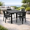 Gartentisch Terrassentisch Outdoor Tisch Anthrazit L80xB75xH72cm Bild 4