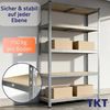 TKT Steckregal Work System 180x120x40 cm Schwerlastregal Ordnerregal Steckregal Regal Aktenregal Bild 4