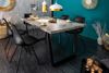 riess-ambiente Esstisch LOFT 160cm grau/schwarz - Holzwerkstoff, Metall, Beton-Design, Kufen (Einzelartikel, 1-St), Modern & Industrial Design für 4 Personen - ideal für Wohnzimmer Bild 2