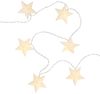 Lights4fun LED-Lichterkette 10er LED Lichterkette Papiersterne Bild 5