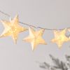 Lights4fun LED-Lichterkette 10er LED Lichterkette Papiersterne Bild 2
