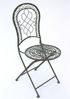 DanDiBo Gartenstuhl Metall Malega Patina 12185 Metallstuhl Stuhl Garten Vintage Eisen Nostalgie Eisenstuhl Antik Bild 3