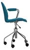 Kartell Maui Soft, Sessel ouf Rollen, Petrol Bild 5