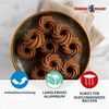 Nordic Ware | Heritage | Bundtlette-Kuchen | Aluminium | Gold | Mini-Gugehupfl-Design Bild 3
