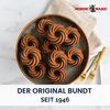 Nordic Ware | Heritage | Bundtlette-Kuchen | Aluminium | Gold | Mini-Gugehupfl-Design Bild 2
